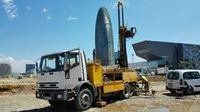 Complementary probe drive for the construction of the new tunnel at Plaça de las Glories square in Barcelona.