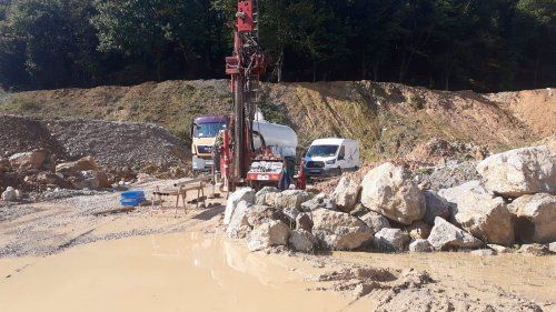 Sondeos en escombrera minera en Guipuzkoa