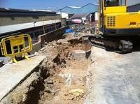 Installation of micropiles for the construction of an industrial building on the B 145 road. TM. Polinyà.