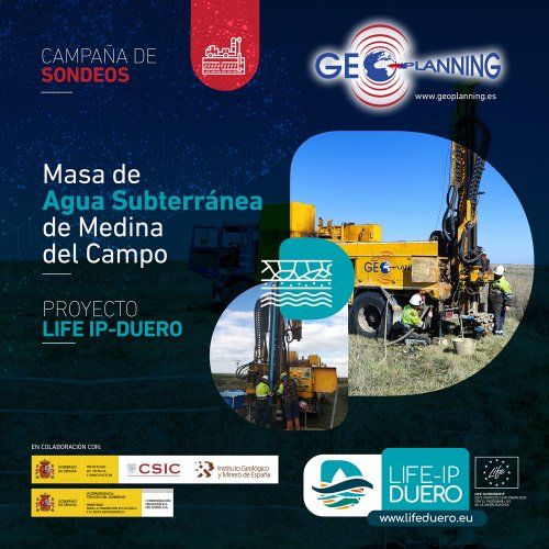 Piezómetros proyecto Life IP Duero