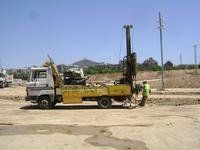 Campaña geotécnica . Proyecto de construcción del trasvase del Ebro. Tramo: Santa Margarida i els Monjos   Abrera