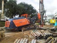 Implementation of micropiles for various types of building works.