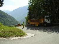 Route d'accès à Caneja