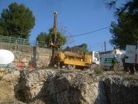 Campanha geotécnica do projecto de construção "Eixo diagonal". Vilanova i la Geltrú - Manresa