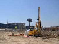 Étude géotechnique pour le projet le bâtiment Hoteles Catalonia situé sur un terrain de la Plaza Europa à Hospitalet de Llobregat (Barcelone).