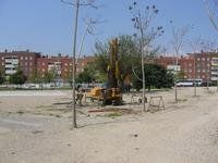 Estudo geotécnico para a construção de um C.A.P. localizado na esquina entre a avenida de la Pelegrina e estrada de Igualada em Vilafranca del Penedès (Barcelona).