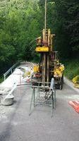 Geotechnical study for the retrieval of a landslide on the Caregue Road north of Escàs. (TM Rialp).Geotechnical study for the repair of a collapse at Carrefour Caregue north of Escàs (TM Rialp).