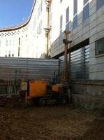 Installation of micropiles. Extension of the judicial building on Canyeret Street in Lleida.