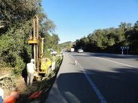 Probe and lab test assignment for the widening of the N II at Tordera   Maçanet de la Selva.