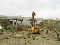 Étude géologique pour la construction de la variante de Riudecols. Route N420 de Córdoba à Tarragone en passant par Cuenca.